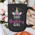 Dad Of The Birthday Girl Matching Family Unicorn Party Graphic Print Coffee Mug