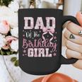 Dad Of The Birthday Girl Pink Bow Flower Birthday Girl Graphic Print Coffee Mug Dad Of The Birthday Girl Pink Bow Flower Birthday Girl Graphic Print Coffee Mug