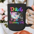 Dad Of The Birthday Girl Skater Roller Skate Family Party Graphic Print Coffee Mug