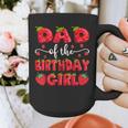 Dad Of The Birthday Girl Strawberry Family Matching Graphic Print Coffee Mug