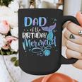 Dad Of The Birthday Mermaid Family Matching Father Dad Papa Graphic Print Coffee Mug