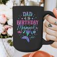 Dad Of The Birthday Mermaid Party Matching Family Daddy Graphic Print Coffee Mug