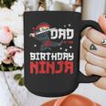 Dad Of The Birthday Ninja Daddy Party Best Father Boy Pop Graphic Print Coffee Mug
