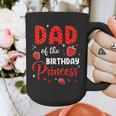 Dad Of The Birthday Princess Strawberry Theme Bday Party Graphic Print Coffee Mug
