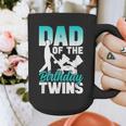 Dad Of The Birthday Twins Celebrate Cute Twin Father Daddy Graphic Print Coffee Mug