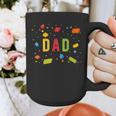 Dad Building Blocks Birthday Boy Graphic Print Coffee Mug