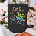 Dad Building Blocks Monster Truck Dinosaur Birthday Graphic Print Coffee Mug