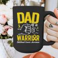 Dad Of A Childhood Cancer Warrior Childhood Cancer Awareness Graphic Print Coffee Mug