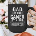 Dad By Day Gamer By Night PC Gaming Gift Graphic Print Coffee Mug