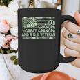Dad Grandpa Great Grandpa Veteran Fathers Day Great Grandpa Graphic Print Coffee Mug