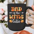 Dad Little Cutie Baby Shower Orange 1st Birthday Party Graphic Print Coffee Mug