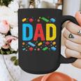 Dad Master Builder Building Bricks Blocks Family Fathers Day Graphic Print Coffee Mug