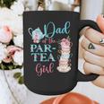 Dad Of The Par-Tea Girl Floral Tea Party Birthday Family Graphic Print Coffee Mug