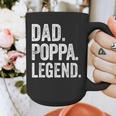 Dad Poppa Legend Vintage Distressed Bold Poppa Graphic Graphic Print Coffee Mug