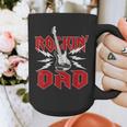 Dad Rockin One Birthday Family Matching Rock Guitar Graphic Print Coffee Mug