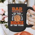 Dad Of Rookie 1st Basketball Bday Theme Matching Graphic Print Coffee Mug