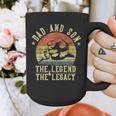 Dad And Son The Legend And The Legacy Dad Graphic Print Coffee Mug Dad And Son The Legend And The Legacy Dad Graphic Print Coffee Mug