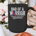 Dad Of a Warrior CHD Congenital Heart Defect Awareness CHD Graphic Print Coffee Mug