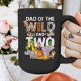 Dad Of The Wild Two Zoo 2nd Birthday Safari Jungle Animal Graphic Print Coffee Mug Dad Of The Wild Two Zoo 2nd Birthday Safari Jungle Animal Graphic Print Coffee Mug