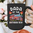 Dada Of The Birthday Boy Fire Truck Firefighter 1St Party Graphic Print Coffee Mug
