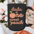 Dada Dad First Birthday One Sweet Peach Bday Family Matching Graphic Print Coffee Mug