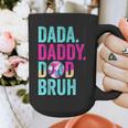 Dada Daddy Dad Bruh Baseball Drip Ice Cream Dad Bruh Graphic Print Coffee Mug