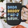 Dada Daddy Dad Bruh Fathers Day Blue Dog Graphic Print Coffee Mug