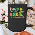 Dada Of The One-A-Saurus 1st Birthday Boy Dinosaur Family Graphic Print Coffee Mug