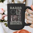 Daddd Gun Dads Against Daughters Dating Democrats On Back Graphic Print Coffee Mug