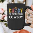 Daddy 1st Birthday Cowboy Western Daddy Birthday Boy Graphic Print Coffee Mug