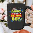 Daddy Of The Birthday Astronaut Boy Outer Space Theme Party Graphic Print Coffee Mug