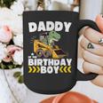 Daddy Of The Birthday Boy Dinosaur Construction Worker Truck Graphic Print Coffee Mug