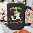 Daddy Of The Birthday Girl Dabbing Unicorn Princess And Dad Graphic Print Coffee Mug