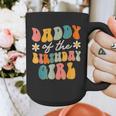 Daddy Of The Birthday Girl Groovy Themed Father Dad Graphic Print Coffee Mug