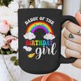 Daddy Of The Birthday Girl Rainbow B-Day Matching Family Graphic Print Coffee Mug Daddy Of The Birthday Girl Rainbow B-Day Matching Family Graphic Print Coffee Mug