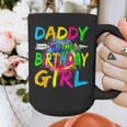 Daddy Of The Birthday Girl Retro 80's Party Graphic Print Coffee Mug