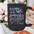 Daddy Of The Birthday Mermaid Matching Family Party Father's Graphic Print Coffee Mug