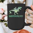 DaddysaurusRex Dinosaur Daddy Saurus Dad 2 Two Kids Dino Graphic Print Coffee Mug