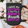 I Have My Dad's Temper & My Mama's Mouth Daughter Kids Graphic Print Coffee Mug