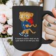 Daniel And Dad Tiger Dark Shirt Graphic Print Coffee Mug Daniel And Dad Tiger Dark Shirt Graphic Print Coffee Mug