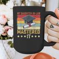 My Daughter In Law Mastered It Master's Graduation Vintage Graphic Print Coffee Mug