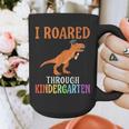 Dinosaur Graduation I Roared Through Kindergarten T-Shirt Graphic Print Coffee Mug