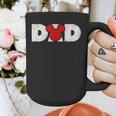 Disney Mickey And Friends Dad Mickey Distressed Text Logo Graphic Print Coffee Mug