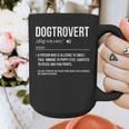 Dog Definition Introvert Dog Lover Dogtrovert Graphic Print Coffee Mug