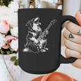 Dog Guitarist Guitar Australian Shepherd Dad Mom Graphic Print Coffee Mug