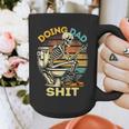 Doing Dad Shit Dad Joke Skeleton Dad Dad Father's Day Graphic Print Coffee Mug