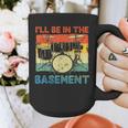 Drumming Basement Drum Set Drummer Rock Dad Grandpa Graphic Print Coffee Mug