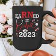 Earned It 2023 For Nurse Graduation Or RN LPN Class Of Graphic Print Coffee Mug