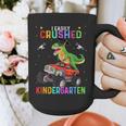 I Easily Crushed Kindergarten Graduation 2022 Truck Dinosaur Graphic Print Coffee Mug