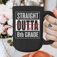 Eighth Grade Graduation Shirt Straight Outta 8th Grade Graphic Print Coffee Mug